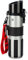 DISNEY STORE Bouteille d'eau officielle Star Wars sabre laser avec effets sonores et lumineux, manchon rouge translucide, bouton pression rouge, bride en silicone, dragonne, lavage à la main