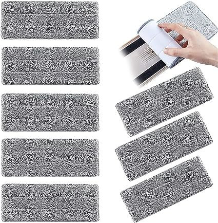 Mop Pads, Replacement Pads, Cleaning Pad for Household Mop Head in Microfiber, for Cleaning and Scouring Wet or Dry Floors. (8Pcs)