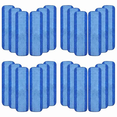 Hundnsney Paquete de 24 Almohadillas de Limpieza de Microfibra para Trapeador en Aerosol Premium