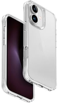 UNIQ LP Xtreme Schutzhülle für iPhone 16 (transparent) | Airlite™ Corners Ultra Slim Handyhülle