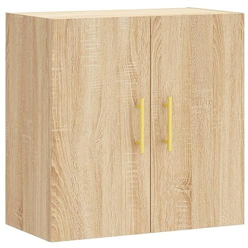 Garagenschrank Geräteschrank Aktenschrank Garage Schrank - Wandschrank Sonoma-Eiche 60x31x60 cm Holzwerkstoff für Wohnzimmer Schlafzimmer Küche Abstellraum