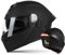Caimcie Klapphelm Motorrad Integrierter Helm Motorradhelm Integralhelme Mit Doppelvisier DOT/ECE Zertifiziert Motorradhelm Sturzhelm Modulare Helm Für Herren Und Damen H,XL/60-61CM