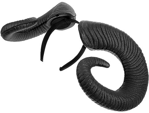 MUSISALY 1pc Adult Horn Headband Halloween Ghost Festive Headdress Black Hairband