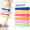 6 Stück Automatisches Lesezeichen, Automatic Bookmark, Bücher Zubehör Lesezeichen, Silikon Lesezeichen, Lesezeichen Kinder, Lesezeichen Lustig Automatic für Frauen Männer