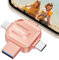 Yueflue 4 in 1 Clé USB pour i0S/Android/PC, 64 Go Clé USB lphone pour Plus de Photos et de Vidéos. lphone Mémoire Externe pour Augmenter l'espace de Stockage du Téléphone,Pas d'APP.