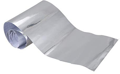 Swiixxer Chrom Vinyl Folie Verpacken Aufkleber Abziehbild Dehnbar Reflektierend 152X20Cm Silber