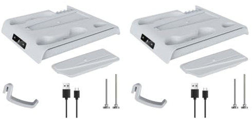 ARVALOLET PS 5 Slim/Pro Ständer - Kühlstation mit Controller-Ladung und Kopfhörerhaken