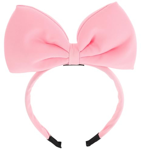 Mädchen Prinzessin Haarreif mit Schleife für Verlobung und Partys Rosa | Stoff, Feine Verarbeitung, Modischer Look, Hübsche Farbe, für Frauen, Vielseitig Kombinierbar