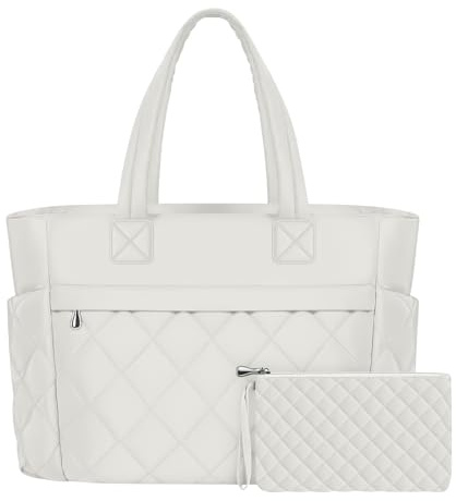 Laptoptasche für Frauen – elegante Computertasche, geräumige Business-Tasche, große Kapazität, mit Fächern für Arbeit, Reisen,