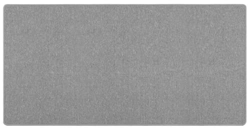 vidaXL Teppichläufer Hellgrau 100 x 200 cm 100% Polypropylen