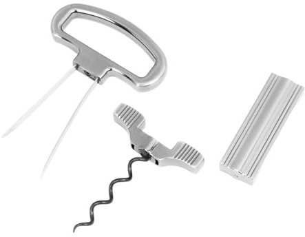 Apribottiglie di vino antico – manuale per bottiglie di vino – Apribottiglie a due poli – per cameriere casa hotel occasioni festive Natale bottiglie fragili