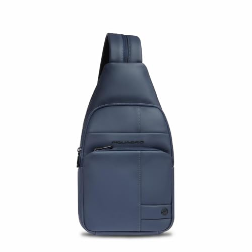Piquadro Wasserfeste Sling bag mit Rucksack-Option Mann Stoff bleu
