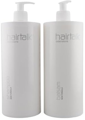 HAIRTALK Arcos Pflegeset Shampoo 1000 ml + Balsam 1000 ml Extensions,Haarverlängerungen,Bondings