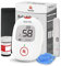 Diabetes Test Kit, Blood Sugar Tester with Voice Reminder and Light Warning Blood Glucose Monitor with Test Strips x 25 and Lancet x 25, Sinocare Safe AQ Voice Glucometer -in mmol/L