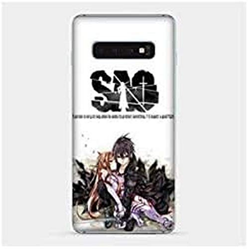 Schutzhülle für Samsung Galaxy S10 Manga SAO Sword Art Online Weiß