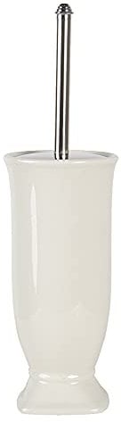Clayre & Eef Toilettenbürstenhalter weiß Ø 12x26 cm 64736