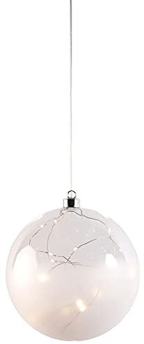 Räder XXL Lichtkugel gefrostet LED D.20cm, Timer, IR, 2xAAA