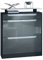 Vladon Schuhschrank Fiesta, Schwarz matt/Grau Hochglanz/Weiß Hochglanz - Schuhkipper für 16 Paar Schuhe (89 x 104 x 23 cm)