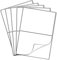 100 Folios Etiquetas adhesivas A4 autoadhesivas, 210 x 148 mm,2 etiquetas por hoja,200 etiquetas,de envío para impresoras inkjet y láser (2 etiqueta/hoja | 100 Hojas)