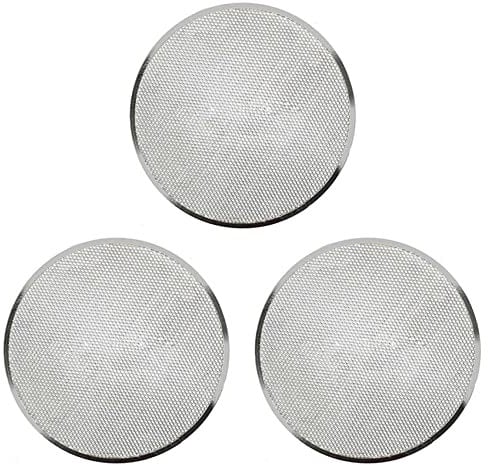 Whisverse Lot de 3 grilles de cuisson rondes professionnelles pour four à pizza et barbecue en anti-adhésive (30,5 cm)