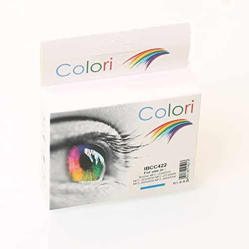 Colori Kompatible Druckerpatrone für Brother LC422C LC422XLC Cyan MFC-J5340DW MFC-J5345DW MFC-J5740DW MFC-J6540DW MFC-J6940DW