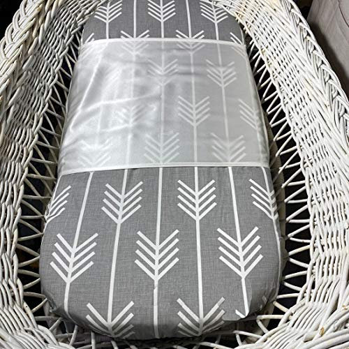 Cozysilk: Maulbeerseiden Slip für Stubenwagen/Wiege, 100% Seide, Weiß, 33 x 76,2 cm, Maschinenwaschbar