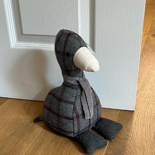 The Satchville Tartan Duck Doorstop