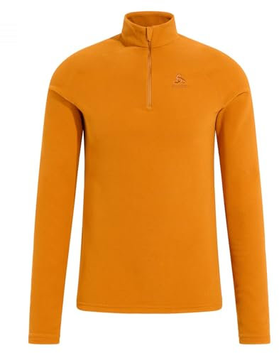 Odlo Herren Langarm Shirt mit Reißverschluss RIGI, Honey Ginger, 3XL