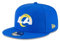 New Era NFL 9FIFTY Snapback Team-Farbe, verstellbare Mütze, Einheitsgröße, Los Angeles Rams – Blau, Einheitsgröße