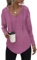 Kapuzenpullover Damen Leichter Pullover Hoodie Sweatshirs mit Taschen für den Herbst Hellviolett, L