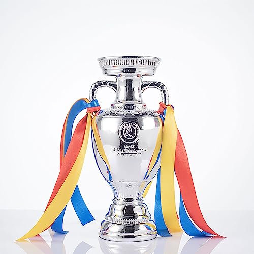 WowZza Modello Di Vittoria Dell'Italia Europea Trofeo Euro Cup Replica Di Calcio Trofeo Trofeo Coppa Del Mondo Di Calcio Ricordo Del Tifoso/34 cm