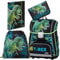 OXY BAG PREMIUM Schulset 4 set | Ergonomische Schulrucksack Set, Sportbeutel & Federmappe mit A4 Dokumentenbox | Ideal für 1. - 3. Klasse | Sicher, Komfortabel & Reflektierend