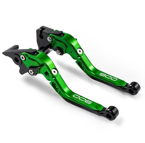 IPEVMLZ Für Kawasaki Z900 Z 900 2017-2022 2023 2024 Motorrad Verstellbarer Zusammenklappbarer Einziehbarer Bremshebel-Kupplungshebel Hebel(Grün)
