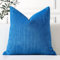 Artscope Ein Kissenbezug Kordsamt Zierkissenbezug Dekokissen Sofakissen 60x60 cm Cord Kissenhülle Couchkissen Dekorative Weiche Kissen für Sofa Wohnzimmer Zuhause Schlafzimmer Blau