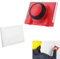 3 PCS Paint Edger Tool, Cutting in Tools for Painting, Cutting in Paint Tool, with 1 Replacement Pads，for Corners and Edges of Walls and Ceilings (12X9.5X4.5CM)