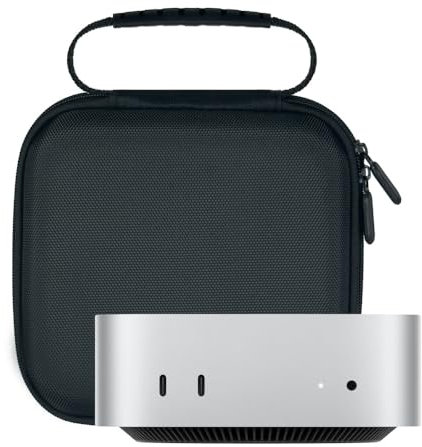 BeisDirect Hard Carrying Case for Mac Mini M4 Pro 2024, Shockproof Protective Travel Case Storage Bag for 2024 Mac Mini Desktop Computer with M4 Pro Chip
