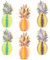 Ananas Deko,Hawaii Party Deko,Dschungel Deko Geburtstag,Hawaii Deko,Wabenbälle,Wabendekoration,Papier Wabenbälle,Papier Waben Dekoration,Summer Party Decorations,6 Stück
