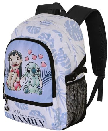 Disney Lilo y Stitch Couple-Mochila Fight FAN 2.2, Lila, 31 x 44 cm, Capacidad 24 L