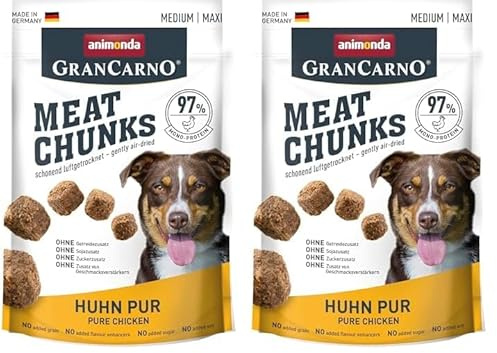 animonda Adult Meat Chunks Huhn pur 80 g (Packung mit 2)