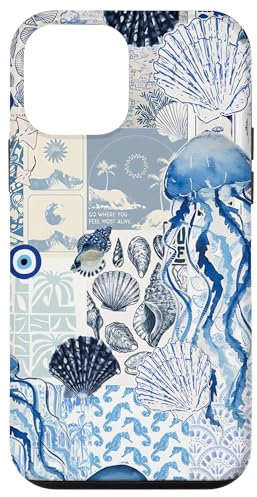 Coastal Granddaughter Aesthetic Preppy Seashell Ocean Case for iPhone 12 mini