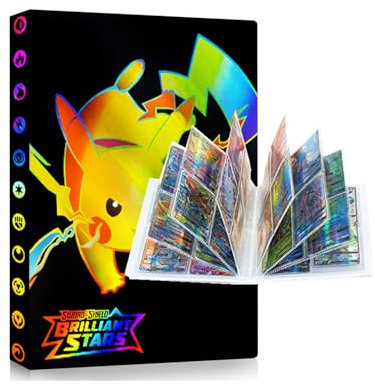 Raccoglitore carte, Album per giochi di carte collezionabili, Porta carte 4 tasche, Album di carte, 30 pagine Capacità 240 cards (SD03)