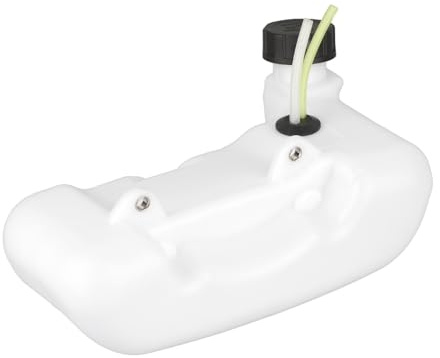 Depósito Combustible, Accesorio Recambio Blanco Tanque Carburante Plástico, Depósito Combustible para Desbrozadoras CG430/520 43CC-52CC Agrícola Jardinería