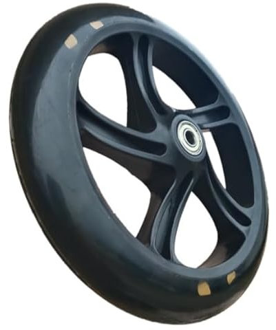 200mm Scooter Rollen: 2 Stück Scooter Reifen Ersatzreifen Scooter Räder mit ABEC-9 Lager, City Scooter Rollen, Anti-Rutsch Roller Räder, für meisten Scooter und City-Roller (200 x 40mm)