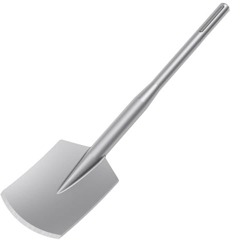 SDS Max - Pala de arcilla de acero de 11 x 45 cm, martillo giratorio para excavar en jardinería, paisajismo en tierra arcillosa y grava, adobe arenisca