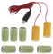 Uqezagpa 96cm USB to 6V LR20 D Battery Cable for 4 LR20 D Battery for Toy, Controllers, Water Heater,