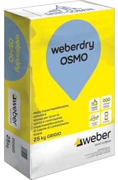 Malta impermeabilizzante Weber Dry Osmo 25kg