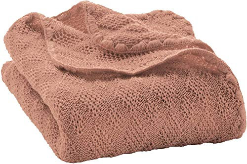 Disana Babydecke 80 x 100 cm aus Merino-Schurwolle kbT, Rose