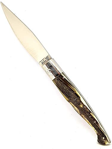 is lunas Coltello da Caccia SARDO PATTADA Tascabile Manico in Corno Sardegna Collezione