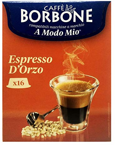 16 Capsule Caffè Borbone espresso orzo compatibili A Modo Mio ®