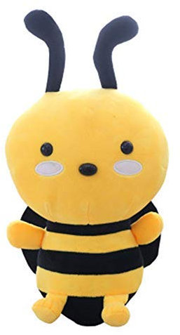 RAILONCH Süß Kleine Biene Plüschtier Kuscheltier Stofftier Plüsch Creative Insekt Puppe Geschenk für Kinder (25cm)